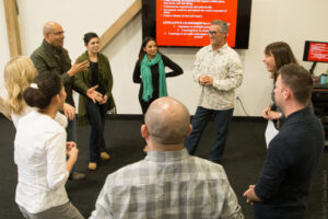 group working in lead2goals workshop