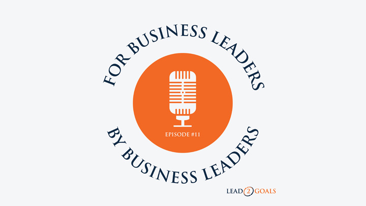 for business leaders by business leaders podcast logo