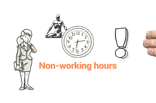 non-working hours corporate retreats