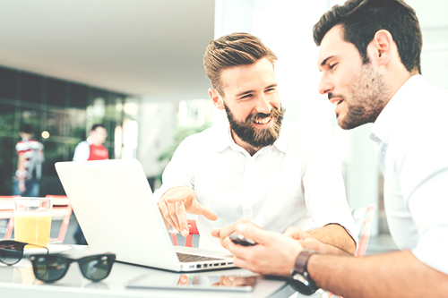 entrepreneurs working together