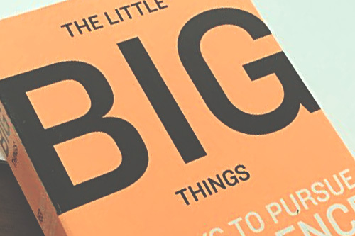 the little big things book cover by Tom Peters on lessons of excellence
