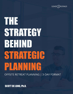 cover of the strategy behind strategic planing guidebook