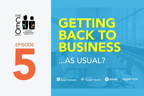 Image showing ceo podcast episode 1.5 on business.