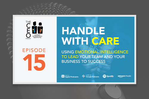 Image showing ceo podcast episode 15 on Emotional Intelligence.